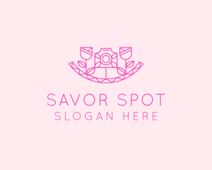 Pink Flower Photography logo design