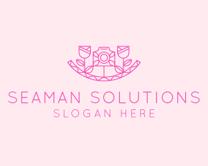 Pink Flower Photography logo design