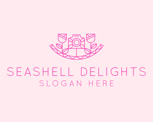 Pink Flower Photography logo design