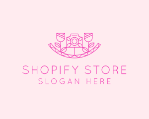 Pink Flower Photography logo design