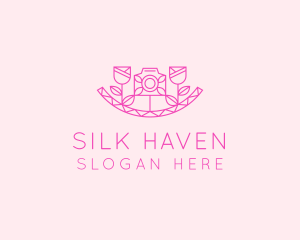 Pink Flower Photography logo design