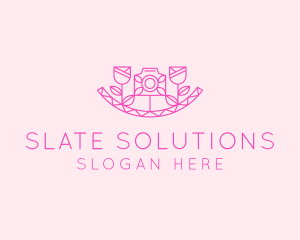 Pink Flower Photography logo design