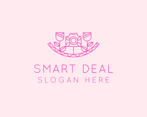 Pink Flower Photography logo design