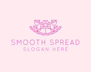 Pink Flower Photography logo design