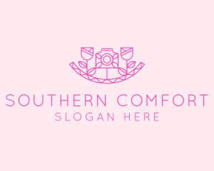 Pink Flower Photography logo design