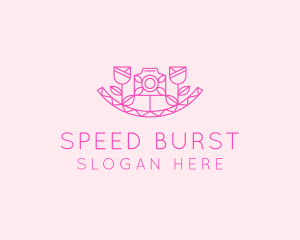 Pink Flower Photography logo design