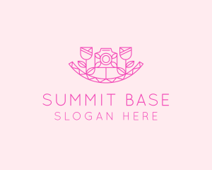 Pink Flower Photography logo design