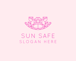 Pink Flower Photography logo design