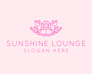 Pink Flower Photography logo design