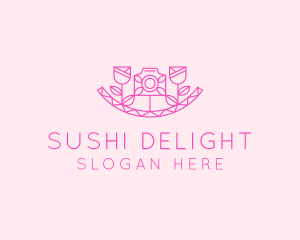 Pink Flower Photography logo design