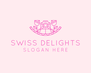 Pink Flower Photography logo design