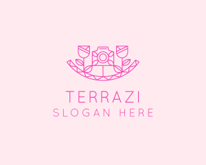 Pink Flower Photography logo design