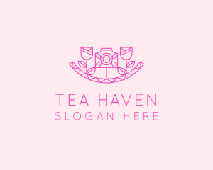 Pink Flower Photography logo design