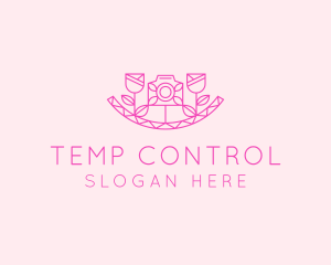 Pink Flower Photography logo design