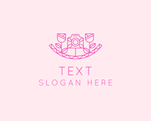 Pink Flower Photography logo design