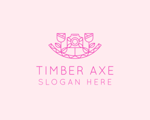 Pink Flower Photography logo design