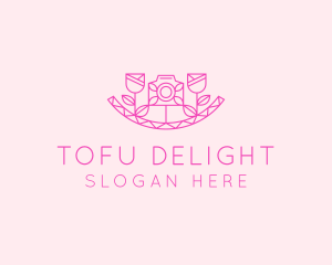 Pink Flower Photography logo design