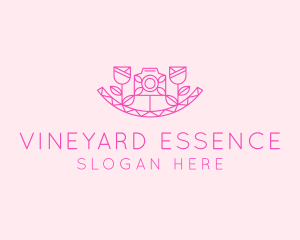 Pink Flower Photography logo design