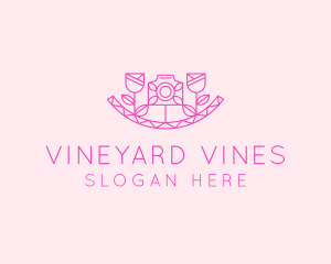 Pink Flower Photography logo design