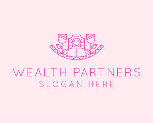 Pink Flower Photography logo design