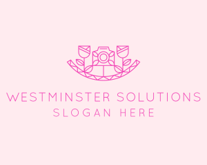 Pink Flower Photography logo design