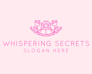 Pink Flower Photography logo design