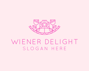 Pink Flower Photography logo design