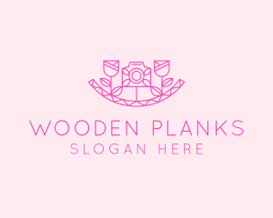 Pink Flower Photography logo design