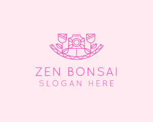 Pink Flower Photography logo design