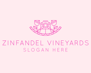 Pink Flower Photography logo design