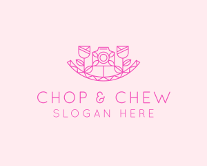 Pink Flower Photography logo design