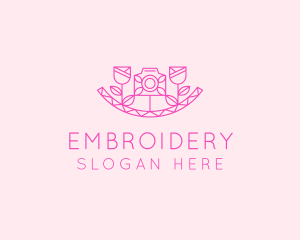 Pink Flower Photography logo design