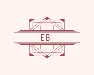 Art Deco Geometric Boutique Logo