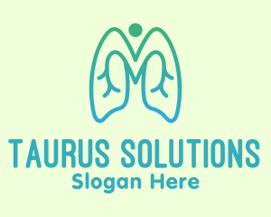 Gradient Respiratory Lungs Logo