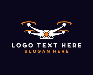 Aircraft - Surveillance Camera Drone logo design