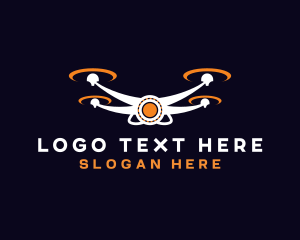 Videographer - Surveillance Camera Drone logo design
