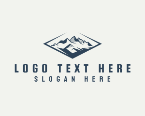 Hills - Mountain Nature Travel logo design