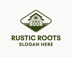 Farmhouse - Rustic Old Barn logo design