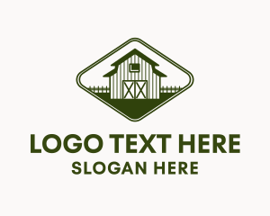 Old - Rustic Old Barn logo design