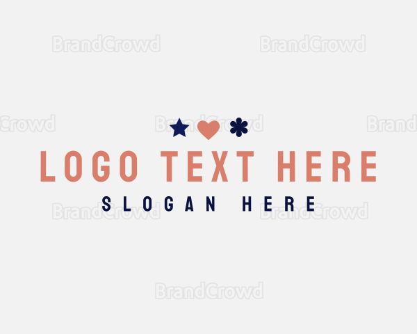 Playful Craft Shape Logo