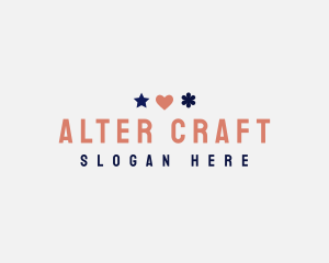 Playful Craft Shape  logo design