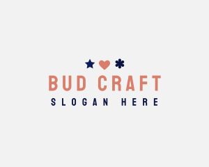 Playful Craft Shape  logo design