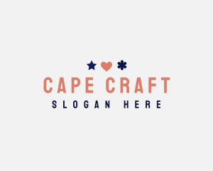 Playful Craft Shape  logo design