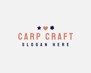 Playful Craft Shape  logo design