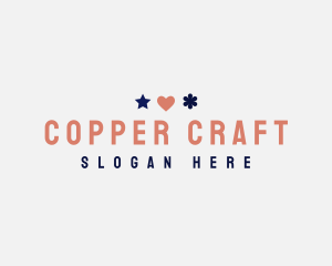 Playful Craft Shape  logo design