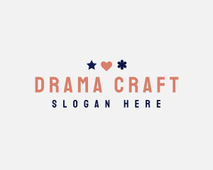 Playful Craft Shape  logo design