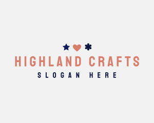 Playful Craft Shape  logo design