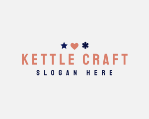 Playful Craft Shape  logo design