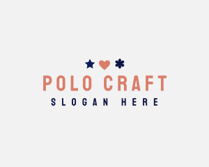 Playful Craft Shape  logo design