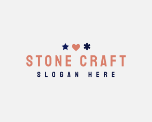 Playful Craft Shape  logo design